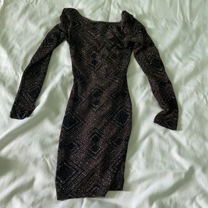 Woman body con dress